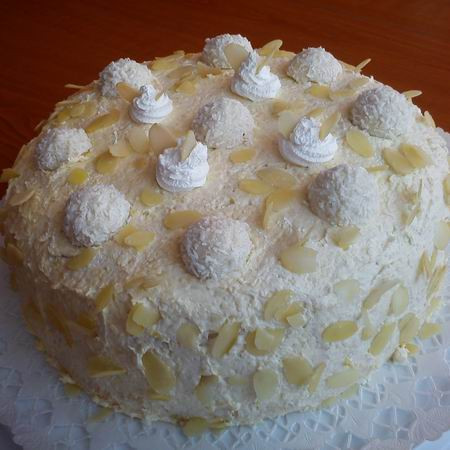 Raffaello torta 2. (egyszerűbb)